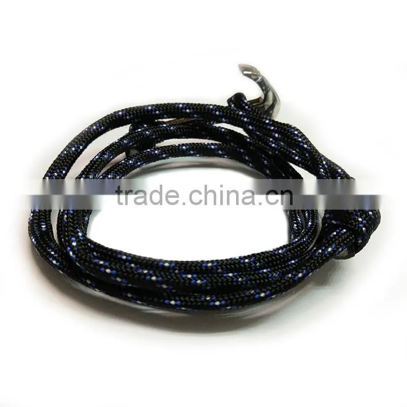 deuce silicone bracelets fashion bracelets with a navy anchor braided leather bracelet leather bracelet sailor anchor