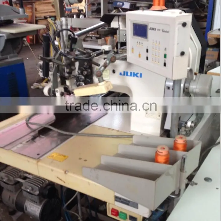 JUKI APW-195N used second hand 2nd old flap sewing type automatic pocket sewing machine