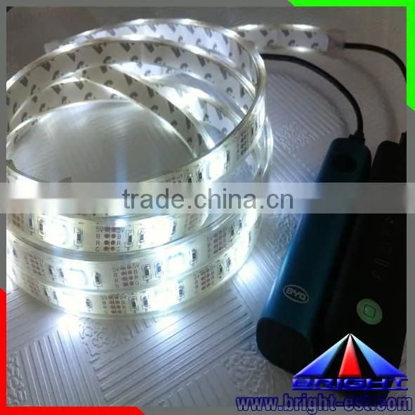 ShenZhen Factory Storefront Led Lights RGB 5050/3528 5v/3.7V Led Strip Light With RF Controller