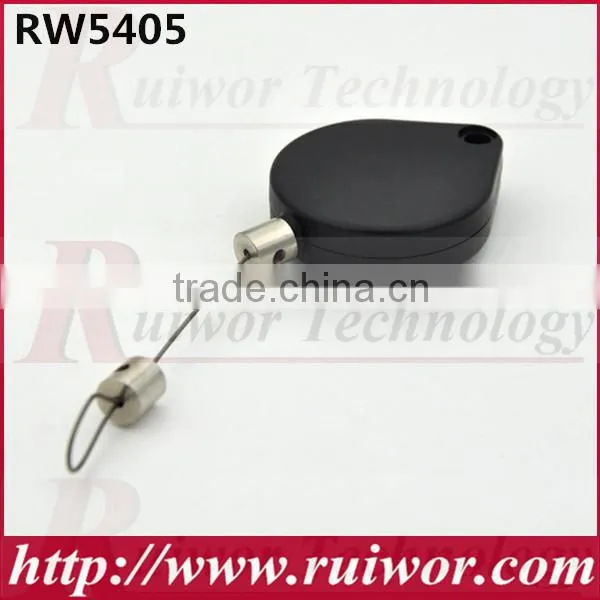 retractable anti-theft pull box with security cable