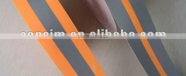 Flame retardant silver reflective fabric BA8001, EN471, flame retardant fabric yard