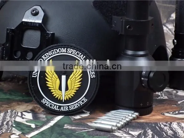 Top quality pvc rubber patch armband badge patches