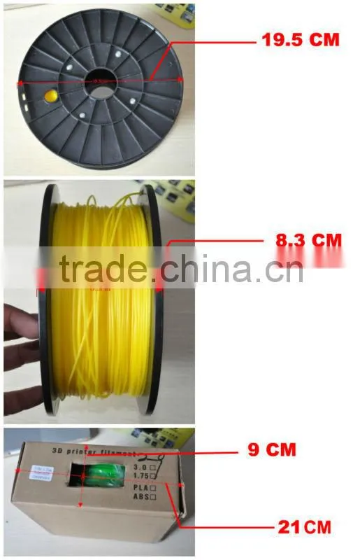 Wanhao 3D Printer PLA 1.75/3mm Diameter Filament for various 3d printers