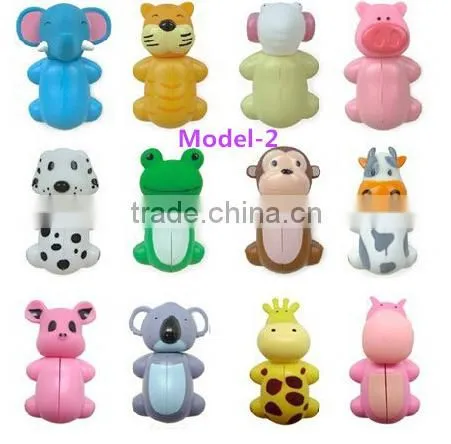 TH001 New Arrival Frog Cartoon Wall Mount Toothbrush Holder