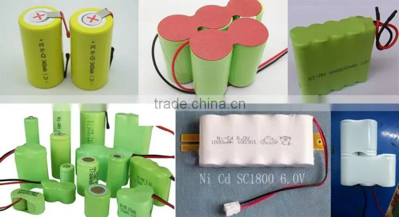 NiCd Rechargeable battery 1.2v sc1500 ni cd battery pack for power tools