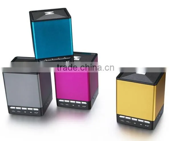 AJ-66 High quality battery removable cube bluetooth speaker