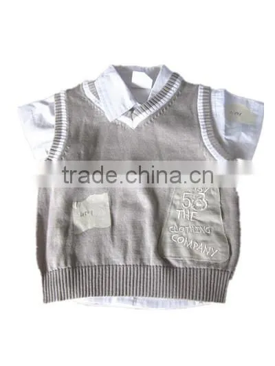 pullover children knit vest school uniform