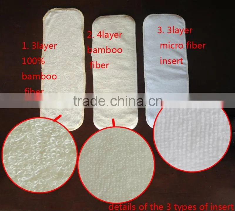 Alva economicB4LAYERS bamboo diaper inserts
