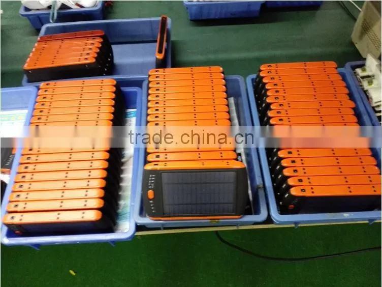 Big capacity Portable laptop power solar bank 23000