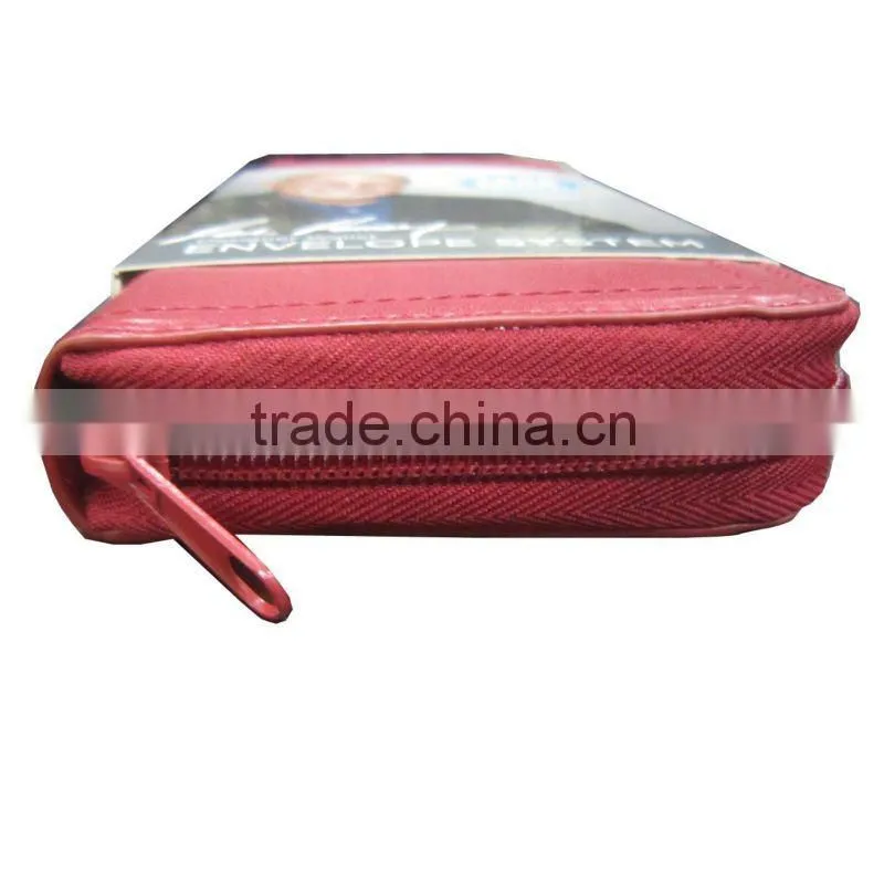 High Quality PU leather zipper wallet bag for ladies