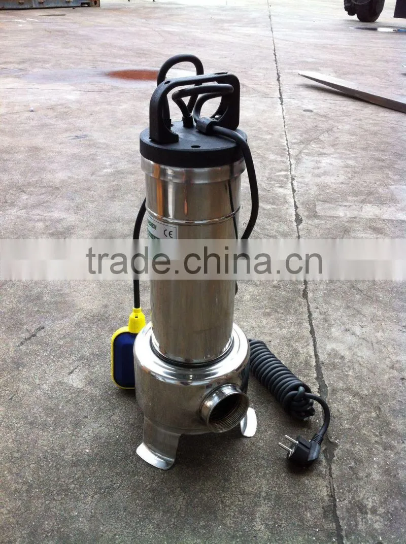 stainless steel pump with cutter
