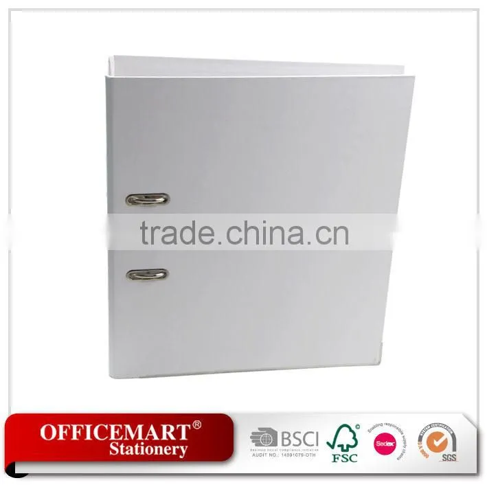 paper white detachable lever arch file