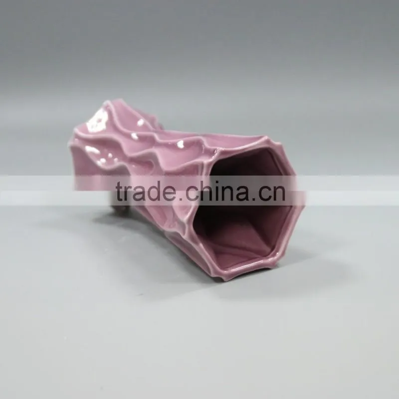 Wholesale types of pink flower vase