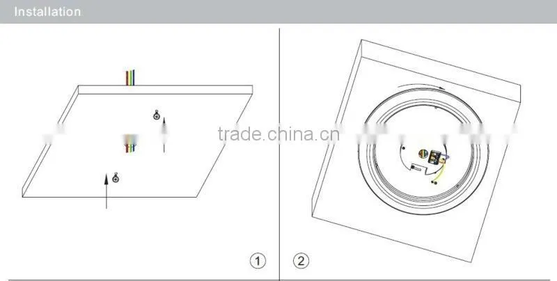 Chrome nickle polished led bulkhead light
