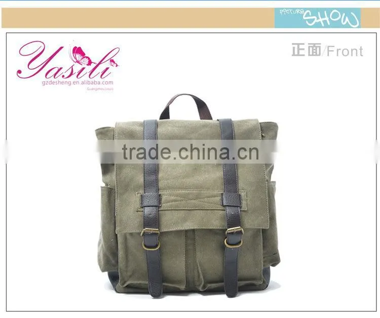 army green canvas backpack,fashion teen backpacks,leisure canvas backpack