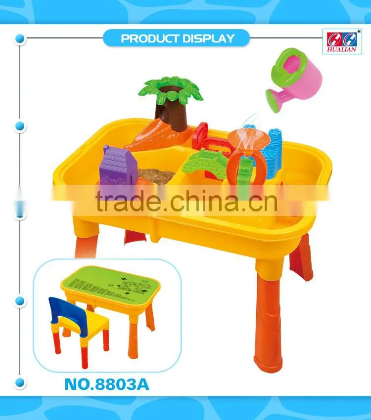 Chenghai Toy Factory Beach Toys Sand and Water Table With Board And Chair