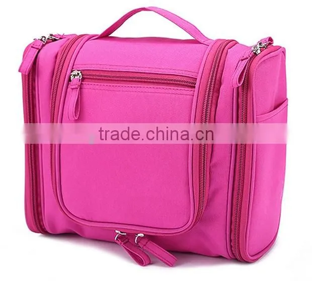new travel toiletry wash cosmetic bag makeup storage case hanging grooming with handle