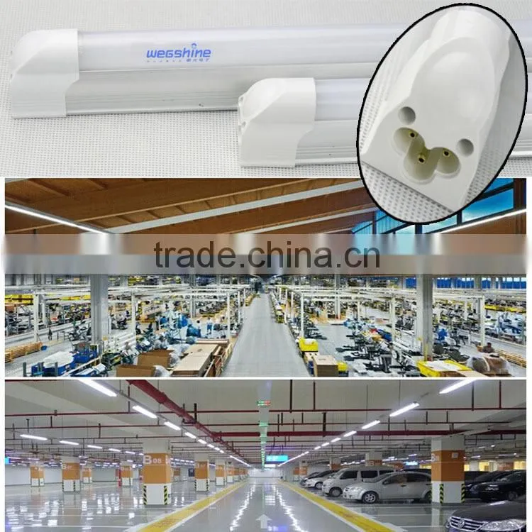 Hotsale hight lumen uniform light 1200mm wegshine smd t5 18w led tube light led tube light