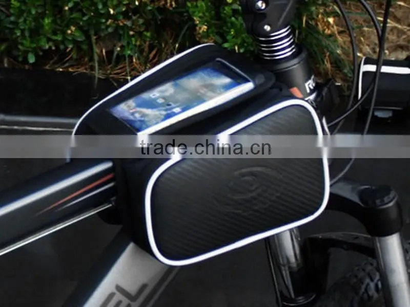 High Quality Outdoor Cycling Bike Bicycle Saddle Front Bicycle Bag Touch Phone Package