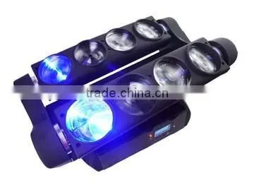 Colorful Pro DJ LED Beam Moving Head Spider Light 8PCS 12W RGBW 4in1