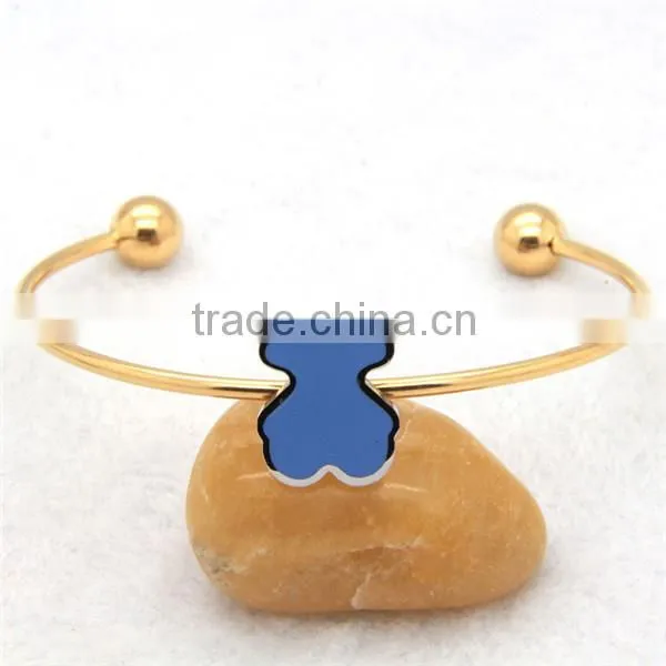 Hot New European and American Fashion Female Bear Bangle Bracelet