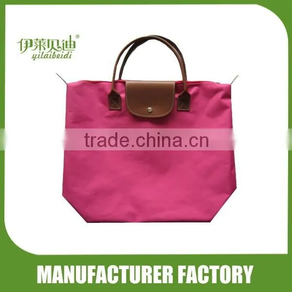 Plain colour foldable shopping bags / tote bags