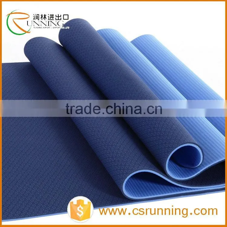 beautiful design yoga mat, smoothness yoga mat,PVC yoga mat