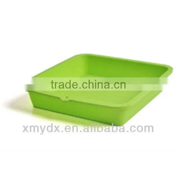 8 inch silicone pan, silicone pan/plate/dish, baking mold