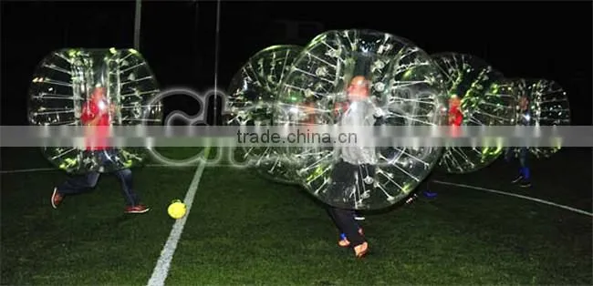 2016 high quality CE Dia 1.2m/1.5m/1.7m body human inflatable knock ball bubble football bumper ball