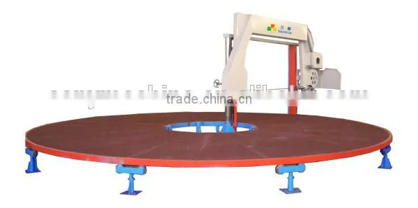 Automatic Rotary Table Horizontal Circle Foam Cutting Machine