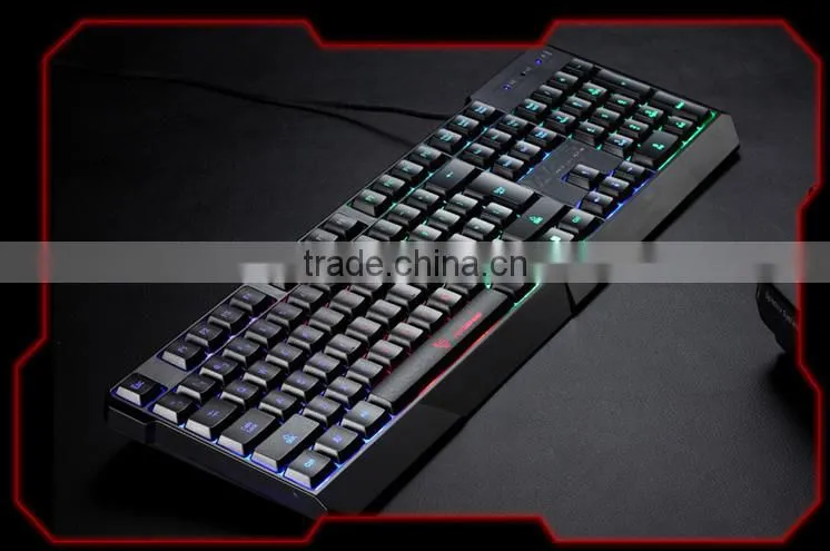 Gaming Keyboard with 7 colors backlight led