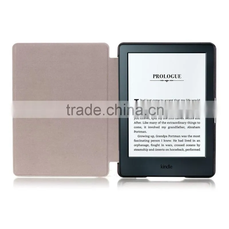 Top Selling In Alibaba Flip PU Leather Tablet Case For Amazon New Kindle 2016