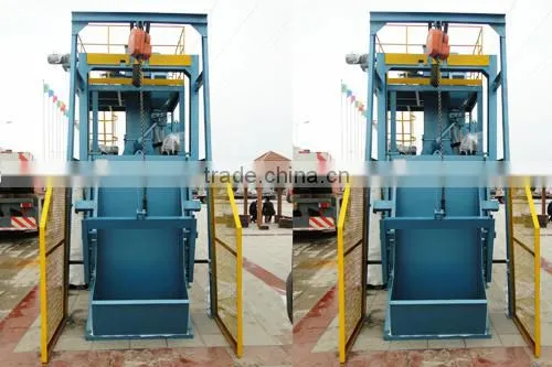 Barrel Blast Machines/Tumblast Machine/Rubber Apron Type Shotblasting Machine