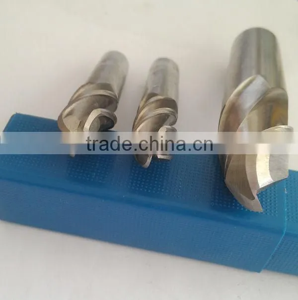 High precision hss 2/3/4/5/6flute end mills for steels