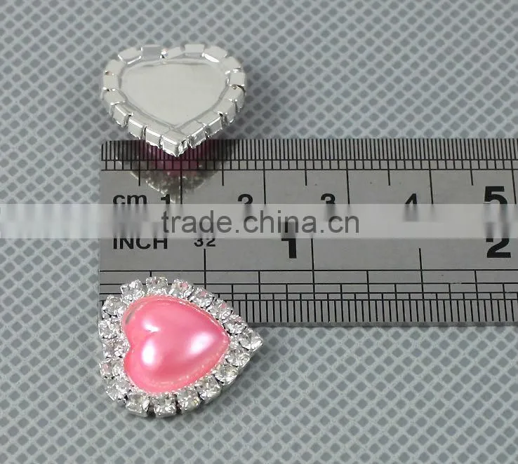 Hot Sale Cheap Pink Heart Shape Buttons Wholesale 2308DP62