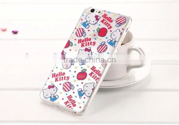 New hello kitty tpu rubber case for iphone 6 plus