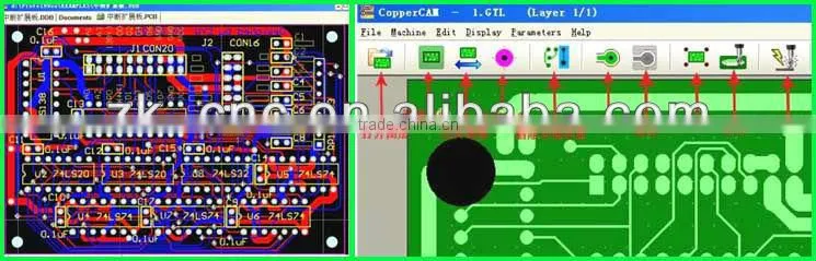 Mini desktop PCB CNC engraver machine router ZK-3030 (ZK-3636)