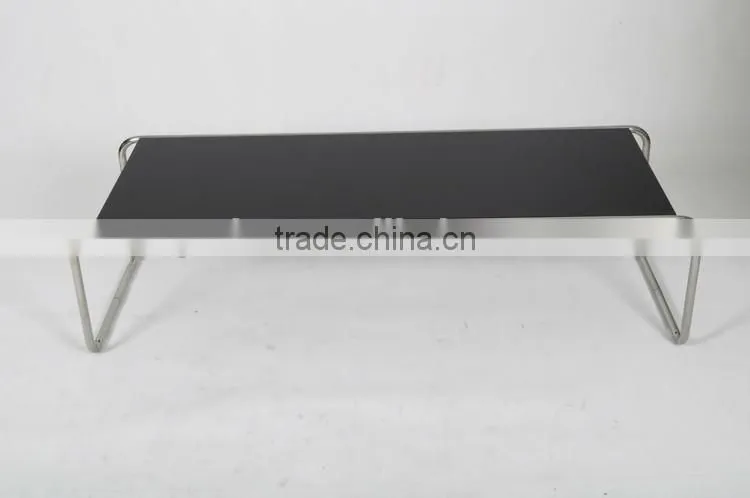 Wooden black cheap rectangular kivaha coffee table set wholesale