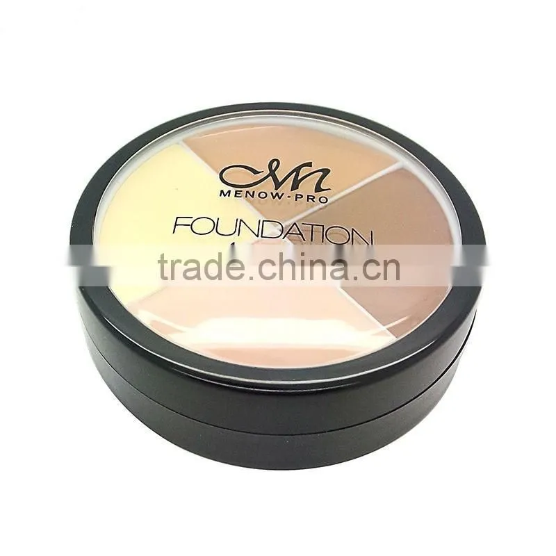 Menow professional foundation cake 4 color concealer waterproof SP25 PA+++