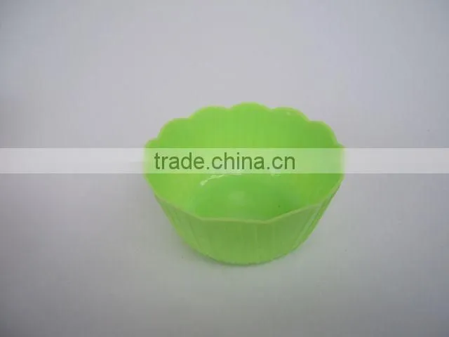 factory supplys multicolor Plastic salad bowl