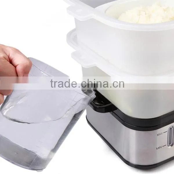 12L digital stainless steel food steamer