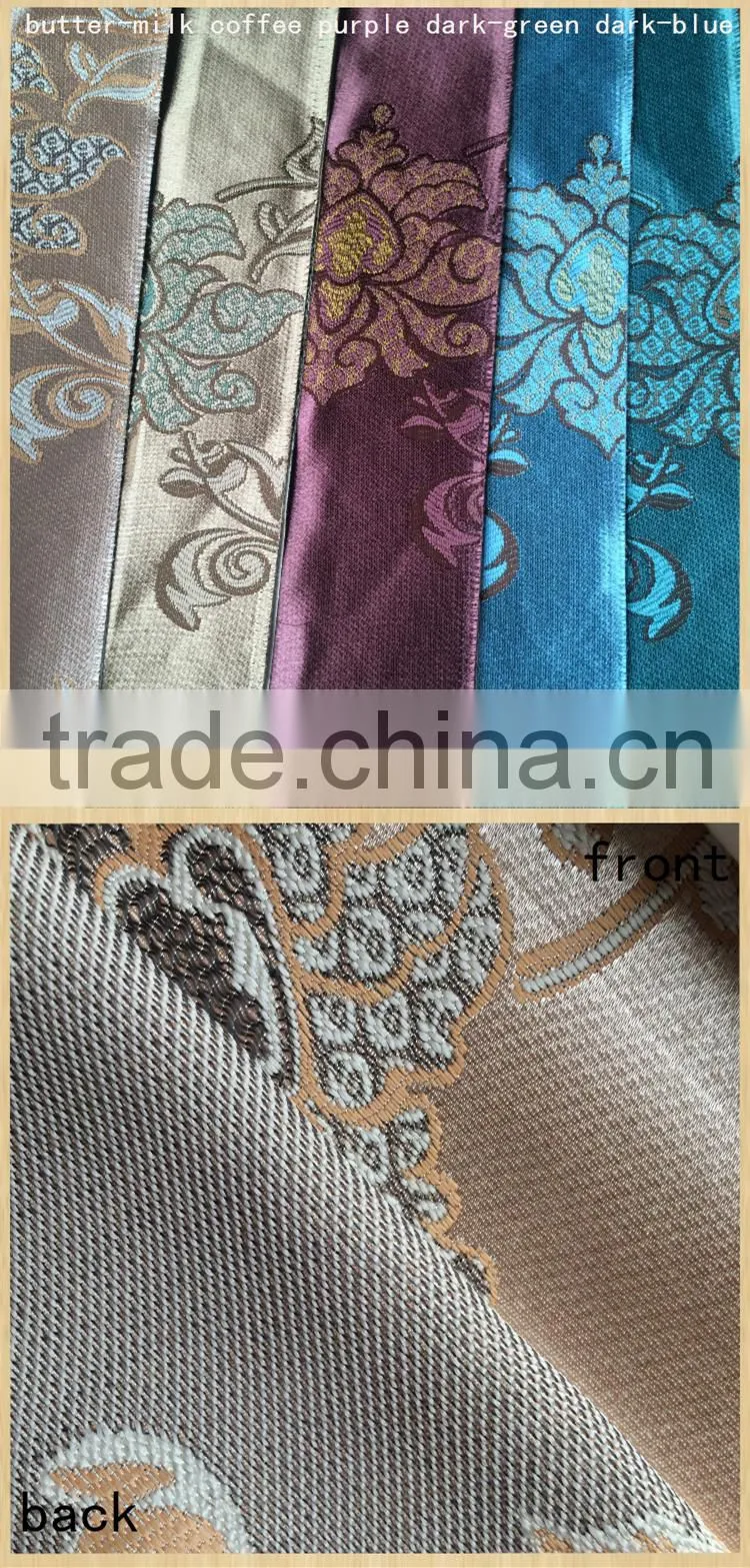 Silk look 100% polyester Middle east style new soft fabrics for curtain/ sofa/cushion/bed sets silk ribbon style