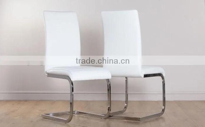 DC-2512 Perth White Leather Dining Chair