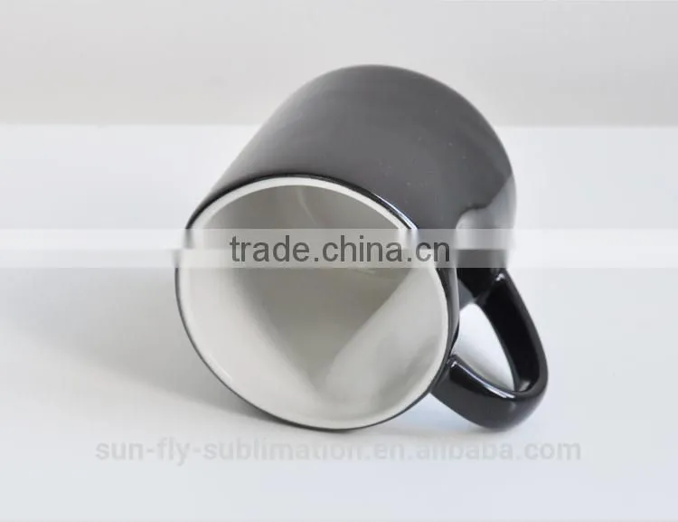 Heart Handle Color Changing Mug/ Color changing mug/ Colorful mug for promotion/ Designed Mug