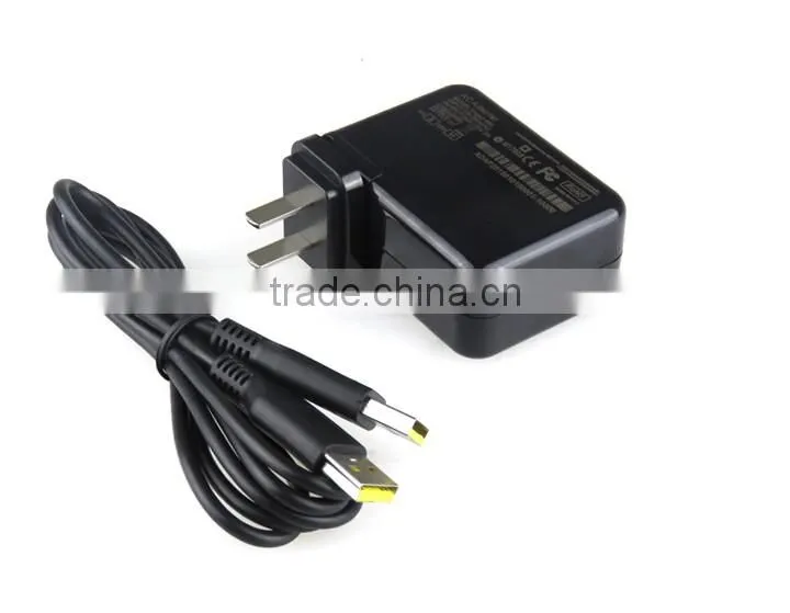 power adapter for Len- ovo Yo go 3 20V 2A 40W with USB and flat mouth