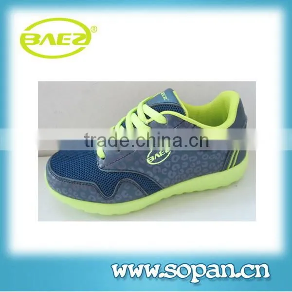 New design bright colors shoes kid