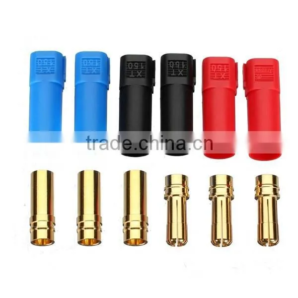 Battery And ESC XT150 High Power Gold Plated Bullet Banana Connector 6mm