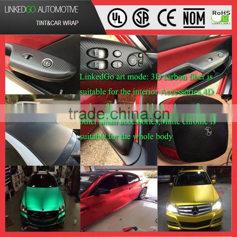Professional Green car wrap vinyl 1.52*30M air bubble free matte vinyl wrap