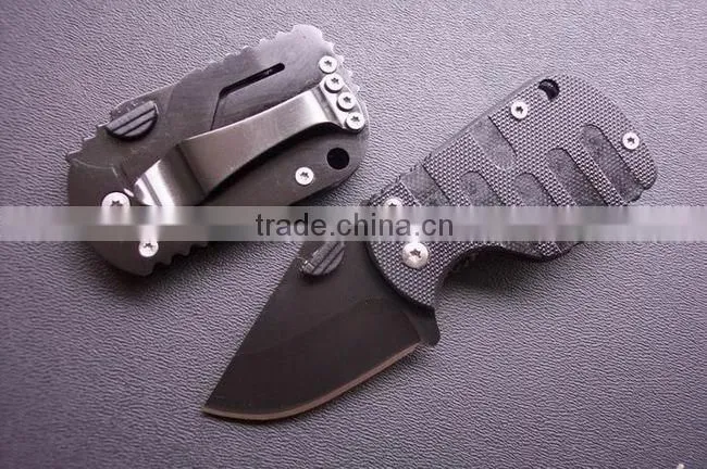 OEM G10 Material Pocket Knife 420 steel knife UD48102
