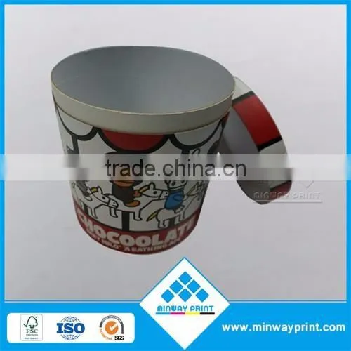 Custom paper circular chocolate box / chocolate packaging box / chocolate box manufacturer